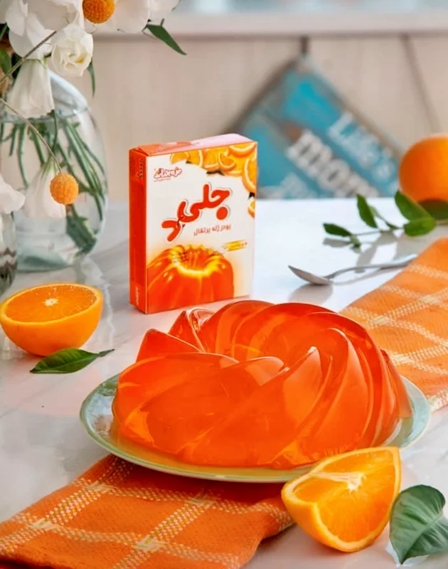 پودر ژله پرتقال جلی د دراژه مقدار ۱۰۰ گرم