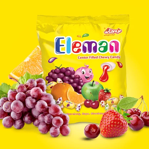 تافی مخلوط میوه ای المان دراژه مقدار 1 کیلوگرم