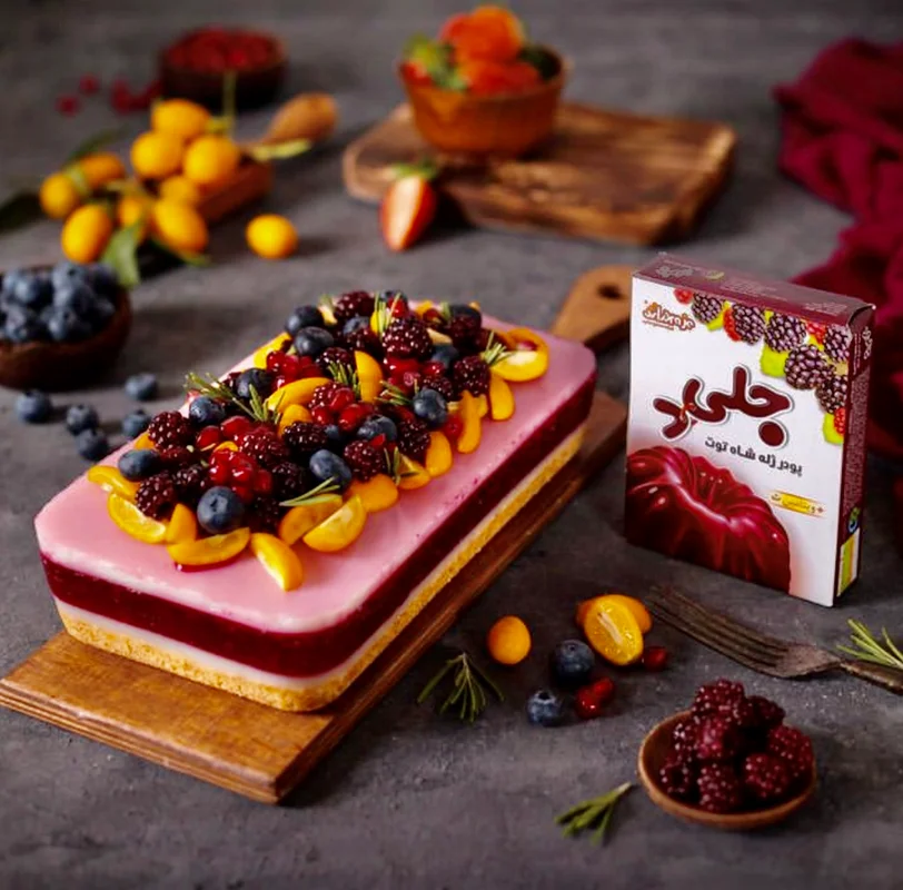 پودر ژله انگور جلی د دراژه مقدار ۱۰۰ گرم